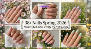 38+ Nails Spring 2026 Trends | Gel Nails, Pretty & Fresh Looks